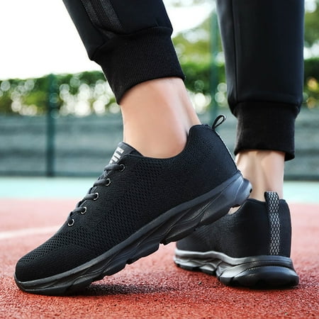 

YTJX Fashion Men s Lightweight Comfortable Breathable Sports Lace-up Running Shoes Sneakers