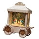 thumbnail image 5 of Bola de nieve navideña con música, decoración navideña, caja de música, brillante para Blanco, 5 of 9