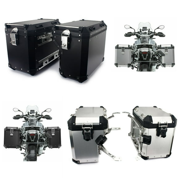 78L(42L Left 36L Right) Aluminum Saddle Cases Side Boxes Mounts for Suzuki DL 650 V-Strom /XT 2017-2020