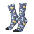 thumbnail image 1 of Balery Cute Baby Animals Calcetas Largas con Estampado para Hombre y Mujer – Suaves y Transpirables, Talla Única (US 5-11), 1 of 6