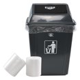thumbnail image 1 of Pekky 18 Gallon Large Garbage Trash Bags, Clear Yard Waste Bags, 70 Counts, 1 of 4