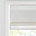thumbnail image 3 of Madison Park Kyler Linen Blend Light Filtering Cordless Roman Shade 35"x64" for Indoor Use - White, 3 of 6