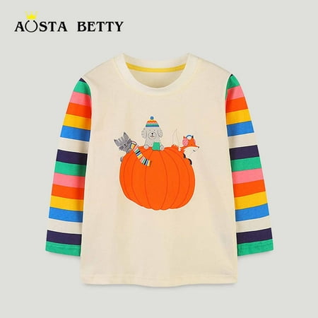 

ATOGUTA Toddler Boys Girls Shirts White Long Sleeve Raglan T-Shirts Casual Colorblock Crewneck Tops Tees Size 0-7
