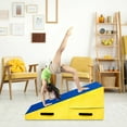 thumbnail image 2 of Costway Incline Gymnastics Mat Cheese Wedge Tumbling Mat w/Zipper Handle Home Training, 2 of 10
