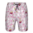 thumbnail image 3 of Saiise Easter Rabbit Print Men's Swim Trunks Hawaiian Bathing Suit Swimsuits Beach Shorts with Pockets-XX-Large, 3 of 6