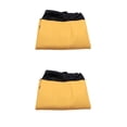 thumbnail image 2 of Speravity Cubierta Universal para asiento de Tractor, cortadora de césped de repuesto, Protector de silla de vehículo, repuestos automotrices amarillo negro 2piezas, 2 of 6