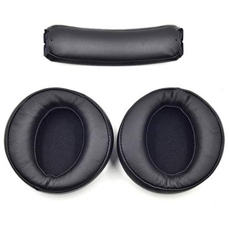 Replacement Ear Pads Headband Cushion for Sony MDR-XB950BT/B XB 950 BT Wireless Headphones (Ear