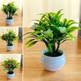 thumbnail image 4 of HARFELL Artificial Flower Fake False Plants Flowers Garden With Pot Outdoor Decor, 4 of 5