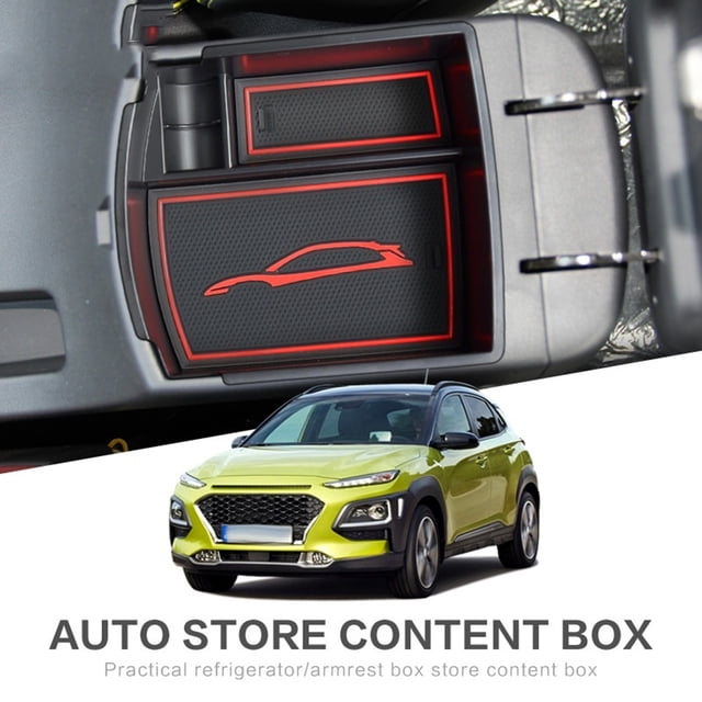 Replacement For Hyundai Kona 2018 Center Console Sundries Organizer Pallet Armrest Box Sundries Tray Insert