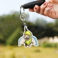 thumbnail image 5 of SSKFHGI Happy Banana Cat Mobile Phone Chain Student Gift El Gato Meme Funny Pendant, 5 of 9