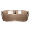 thumbnail image 1 of ikayaa Universal 3 Snap-Button Visor Flip Up Wind Shield for Open Face Motorcycle Helmet, 1 of 7
