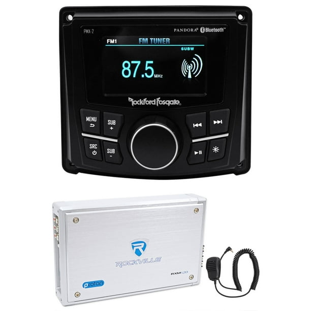 Rockford Fosgate PMX2 2.7" Marine Digital Media Receiver w/Bluetooth
