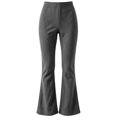 thumbnail image 4 of HAJWOH Fall Winter Flare Pants for Girls Flare School Uniform Pants Elastic Waist Dress Pant School Outfits For Teen Girls Kids, 4 of 5