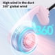 thumbnail image 5 of Mini Ventilador colgante onlyliua, Pequeño y Portátil, gran Potencia de Viento, Carga Silenciosa, Cinco velocidades, 5 of 6