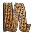 thumbnail image 2 of Reliant Ribbon - 92814W-001-09H, Plaid Felt Dots Wired Edge Ribbon, Multi, 1-1/2 Inch, 20 Yards, 2 of 3