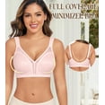 thumbnail image 5 of Curyon Women's Minimizer Bra Comfort Non Padded Wireless Full Figure Plus Size Bras,40DD, 5 of 6