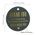 thumbnail image 6 of Inkdotpot Pack Of 50 Thank You For Celebrating The Mother To Be Baby Shower Favor Paper Tags Craft Real Gold Foil Hang Tags, 6 of 7