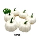 thumbnail image 5 of Calabazas artificiales blancas Inteprter para interiores o exteriores Aspecto realista durabilidad duradera 12 piezas, 5 of 6