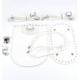 thumbnail image 4 of Handmade Waterproof Bag Bottom Base Anti-skidding Surface Handbag Shoulder Strap Stable Metal Buckle Bag Making Parts Backpack Silver, 4 of 9