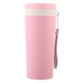 thumbnail image 5 of Tineasur Pink Portable Cup Leak Proof Water Bottle with Rope for Outdoor Use, 5 of 8