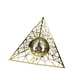 thumbnail image 5 of Reloj de mesa silencioso de metal triangular, novedoso, sin , moderno, de hierro hueco, adorno para dormitorio de apartamento, 5 of 8