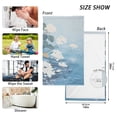 thumbnail image 2 of Floral on Water Cotton Face Towels Absorbent Hand Towel Soft Bathroom Towel for Kitchen Hotel Decoration, 2 of 7