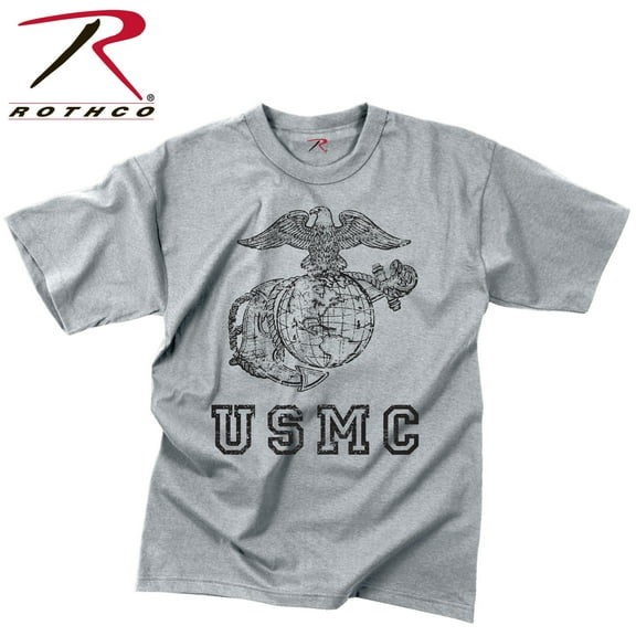 Rothco Vintage USMC Eagle, Globe & Anchor T-Shirt,Small