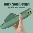 thumbnail image 5 of Cloud Slippers for Women and Men, Massage Shower Bathroom Non-Slip Quick Drying Open Toe Super Soft Comfy Thick Sole Home House Cloud Cushion Slide Sandals for Indoor & Outdoor Platform Shoes, 5 of 13