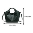 thumbnail image 2 of Women Chic Hobo Bag Large Capacity Adjustable Strap Versatile Bag (White), 2 of 5