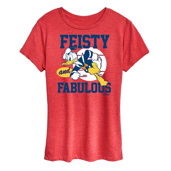 Disney - Donald Feisty And Fabulous Women's Short Sleeve Graphic T-Shirt