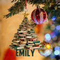 thumbnail image 2 of Personalized Book Name Christmas Decorations Pendant Acrylic Plane Christmas Tree Car Pendant Plane Pendant. (C), 2 of 8