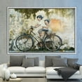 thumbnail image 6 of Graffiti Art Canvas, Modern Canvas Art, Abstract Canvas Art, Fashion Art Canvas, Penang Malaysia Art, Children On Bike Canvas Art, Canvas Wall Decor - 3P-Gallery Wrapped, 6 of 9