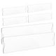 thumbnail image 5 of Soporte acrílico para placa con nombre de pared, adhesivo para puerta, soporte para placa con nombre, marco transparente para oficina, 6 uds., 5 of 5
