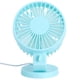 thumbnail image 4 of Mini ventilador de escritorio portátil USB ultra silencioso con ajuste de 45° para escritorio de oficina en casa, azul, 4 of 14