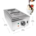 thumbnail image 2 of Chocolate Fondue Machine with Manual Control | Stainless steel Professional Small Chocolate Tempering Machine for Home and Commercial Use, 2 of 37
