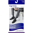 thumbnail image 3 of Sigvaris Style 822 Men's Microfiber 20-30 Thigh High Compression Stockings w/Grip Top Tan-Khaki LL Long, 3 of 3