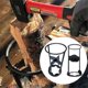 thumbnail image 3 of Hand Sturdy Firewood Cutter Cast Iron Wood Splitting Wedge Manual Firewood Kindling Splitter Log Splitting Tool, 3 of 5