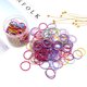 thumbnail image 5 of 200 piezas en dos juegos Lazos para el cabello elásticos lindos Anillo elástico pequeño para el cabello Soportes de cola de caballo Accesorios para el cabello para niños Niños (Multicolor), 5 of 5
