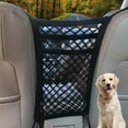 thumbnail image 2 of 3 Layer Mictuning Universal Carseat Handbag Car Back Seat Net Holder Barrier Pet, 2 of 8