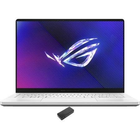 ASUS ROG Zephyrus G14 Gaming Laptop (AMD Ryzen 9 8945HS 8-Core, 14.0in 120 Hz 2.8K (2880x1800), GeForce RTX 4070, 32GB LPDDR5X 6400MHz RAM, 4TB PCIe SSD, Backlit KB, Wifi, Win 11 Home) with USB-C Dock