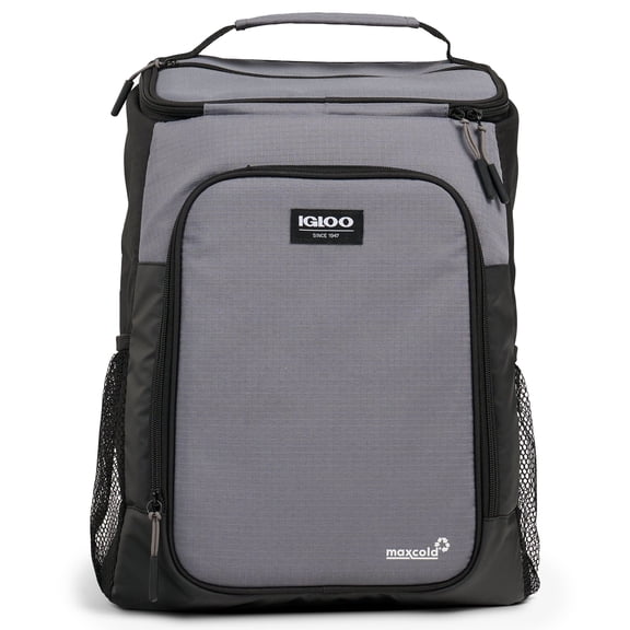 IGLOO Latitude Top Grip 24-Can Backpack, Carbonite