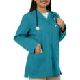 thumbnail image 4 of Panda Uniform by HeedFit Women’s 32" Colored Lab Coat – Custom Fit Medical Lab Coat, Multi-Color 12XL Teal, 4 of 8