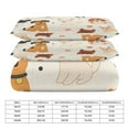 thumbnail image 3 of Duvet Cover Queen Size Cute Dog 3 Pcs Duvet Cover Set Bedding Sets Queen Soft Breathable, 3 of 6