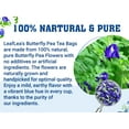 thumbnail image 5 of LeafLea Blue Butterfly Pea Flower Tea Bags, Natural Butterfly Tea Bags for Blue Tea Drinks and Food Coloring, Caffeine-Free, 80 Herbal Tea Bags, 5 of 15