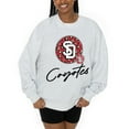 thumbnail image 2 of Women's Gameday Couture Ash South Dakota Coyotes Premium Fleece Pullover Sweatshirt, 2 of 5