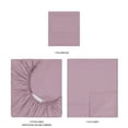 thumbnail image 6 of Mainstays Super Soft Brushed Microfiber Bed Sheet Set, Light Purple, Twin-XL, 3 Piece, 6 of 13