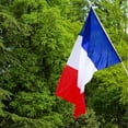 thumbnail image 5 of DANF France French Flag 3x5 Outdoor, Double Sided Heavy Duty 210D Nylon France National Country Flag with Sewn Stripes/4 Stitch Hemming/Brass Grommets, 5 of 6