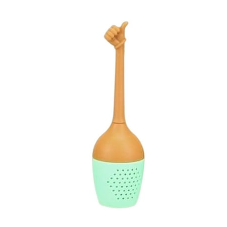 

HANXIULIN Silicone Gesture Tea Infuser Creative Silicone Top Tea Strainer Novel Home Tea Filter 1PC Home Decor