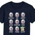 thumbnail image 3 of Star Wars - The Mandalorian Moods - Men's Short Sleeve Graphic T-Shirt, 3 of 5