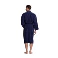thumbnail image 5 of Turkuoise Men's Terry Cloth Robe 100% Premium Turkish Cotton Terry Kimono Collar, 5 of 5